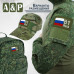 Шеврон на липучке «81 регион». Размер 80х50 мм. 