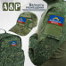 Шеврон на липучке «Флаг Мурманской области». Размер 80х50 мм. 