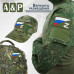 Шеврон на липучке «Флаг России Z». Размер 80х50 мм. 